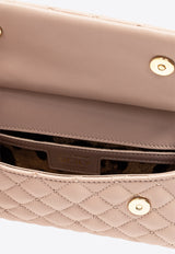 حقيبة يد سيسيلي صغيرة من الجلد المبطن