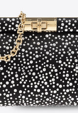 Small Marlene Rhinestone Embellished Shoulder Bag