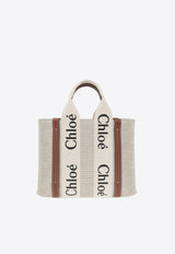 Woody Canvas Top Handle Bag