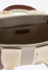 Woody Canvas Top Handle Bag