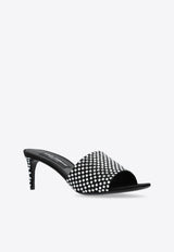 كعب كييرا 65 مفتوح من الخلف مزين بأحجار الراين