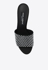 كعب كييرا 65 مفتوح من الخلف مزين بأحجار الراين