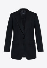 Single-Breasted Wool Blazer