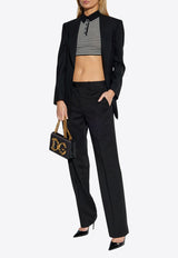 تي شيرت بولو قصير مُقلم