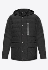 Moncler Arpettaz Zip-Up Down Jacket Black J20911A00061 549MF-999