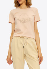 Moncler Crystal Logo T-shirt Pink J20938C00017 829FB-514