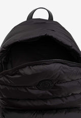 Moncler Pierrick Logo Patch Padded Backpack Black J209A5A00002 M4915-999