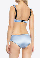 Scalloped-Edge Satin Panties