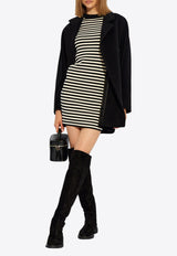 Max Mara Rebus Wool-Blend Short Coat Black REBUS 2421086011-003