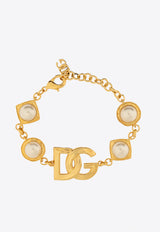 DG Logo Bracelet with Pearls