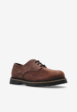 Birkenstock Highwood Leather Derby Shoes Brown 1028093 0-HABANA