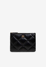 Kira Quilted Leather Pouch Bag