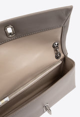 حقيبة كتف ميني دوال من الجلد