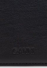 Ganni Bou Logo-Plaque Cardholder Black A6392 5898-099