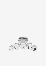 Jimmy Choo Crystal Claw Hair Clip Silver CLAW HAIR CLIP DCI-SILVER SILVER