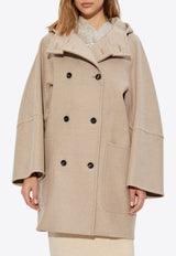 Max Mara Arturo Double-Breasted Wool Blend Coat Beige ARTURO1234 2421016463-005