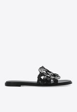Gianvito Rossi Amalfi Leather Slippers Black G15970 05CUO-CLNNERO