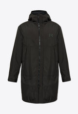 Dolce & Gabbana Padded Hooded Parka Jacket Black G9YF7T GG722-N0000