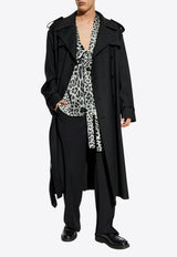 Dolce & Gabbana Stretch-Wool Straight-Leg Pants Black GYZMHT GH727-N0000