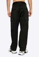 Logo-Embroidered Cargo Pants