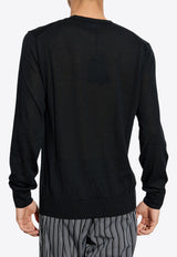 Logo Crewneck Cashmere Sweater