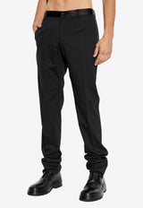 Dolce & Gabbana Classic Wool Tuxedo Pants Black GYA5MT GI726-N0000