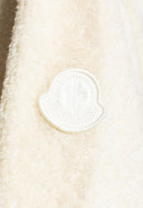 Moncler Teddy Oversized Hooded Sweatshirt Cream J20938G00036 89AOF-034