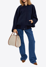 Max Mara Zenone Wool Jacket Navy Blue ZENONE 2421086113-005