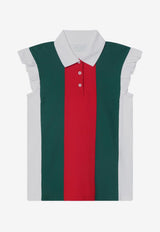 Gucci Kids Girls Signature Web Ribbon Top Multicolor 808697XJGZ1/Q_GUC-9250