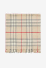 Burberry Kids Babies Wool Checked Blanket Beige 8089654157790/R_BURBE-A2205