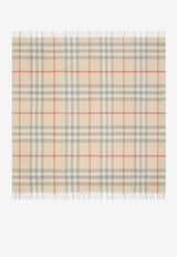 Burberry Kids Babies Wool Checked Blanket Beige 8089654157790/R_BURBE-A2205