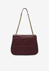 Saint Laurent Medium Jamie 4.3 Leather Shoulder Bag Burgundy 809696AAB32/Q_YSL-6592