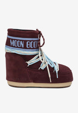 Moon Boot Icon Low Suede Ankle Boots Burgundy 80D1409670SUE/R_MOONB-D013