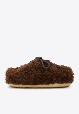 Curly Shearling Mules