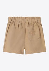 Burberry Kids Babies EKD Embroidered Shorts Beige 8100532157518/Q_BURBE-B9719