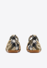 Burberry Kids Girls Vintage Check Ballet Flats Beige 8100661159518/Q_BURBE-B9368