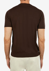 Slowear Basic Crewneck T-shirt Brown 810144_COFFEE