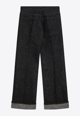 Burberry Straight Turn-Ups Jeans Blue 8101680162395/Q_BURBE-C1765