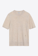 Burberry EKD Wool T-shirt Beige 8101955164091/Q_BURBE-A4186