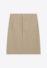 Burberry Essential Knee-Length Skirt Beige 8102359163568/Q_BURBE-A1435