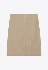 Burberry Essential Knee-Length Skirt Beige 8102359163568/Q_BURBE-A1435
