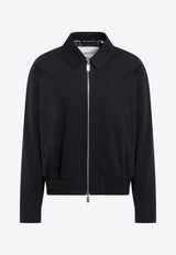 Burberry Harrington Zip-Up Jacket Blue 8103059162981/Q_BURBE-A1222