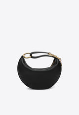 Burberry Knight Arc Calf Leather Hobo Bag Black 8104815164126/Q_BURBE-A1189