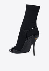 Balenciaga Avenue Sock 110 Patent Leather Sandals Black 810517W12H2/Q_BALEN-1010