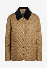 Burberry Embossed Logo Quilted Jacket Camel 8108989130597/R_BURBE-A1420
