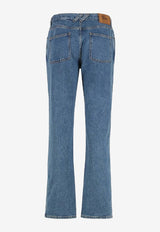 Burberry Logo Patch Straight-Leg Jeans Blue 8110739168016/R_BURBE-A1322