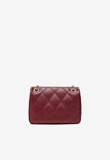 Burberry Medium Strand Quilted Leather Crossbody Bag Burgundy 8111260166983/R_BURBE-A4587