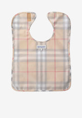 Burberry Kids Babies Signature Check Bib Beige 8112501168741/R_BURBE-A2205