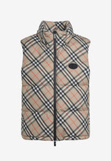 Burberry Signature Check Padded Gilet Sand 8113139168455/R_BURBE-B9368