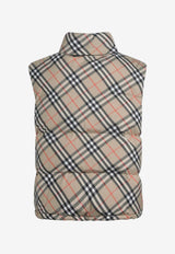 Burberry Signature Check Padded Gilet Sand 8113139168455/R_BURBE-B9368